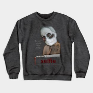 Selfie - cut out Crewneck Sweatshirt